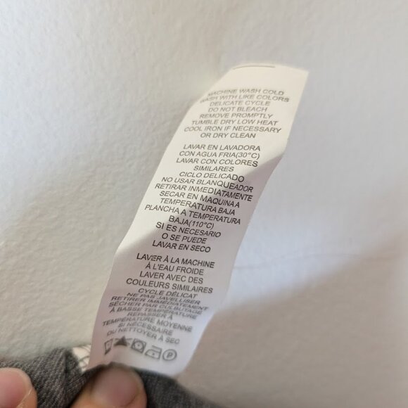 Kenzie Pencil Skirt Grey Blue Black XS Extra Small - Picture 4 of 5